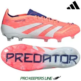 adidas Predator Elite FG Fußballschuhe in leuchtendem Signal Coral mit Weiß und Orange