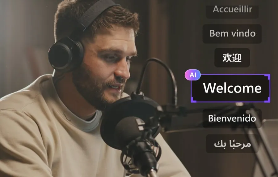 AI Untertitel-Übersetzer in Wondershare UniConverter - automatische Übersetzung für globales Publikum