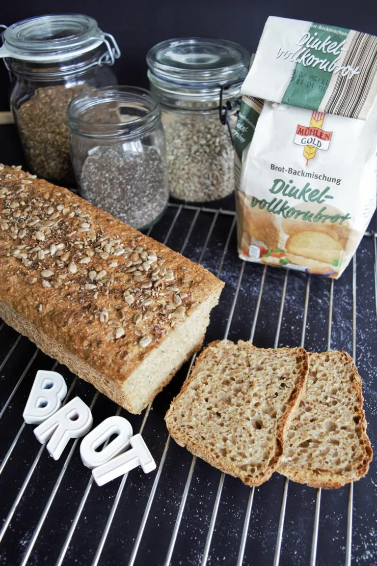 Aldi Brotbackmischung Dinkelvollkornbrot Packung