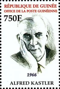 Alfred Kastler postage stamp.