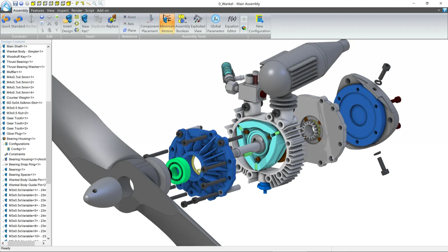 Alibre Atom, eine preiswerte parametrische 3D CAD-Software in Aktion