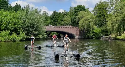 AlsterRadler Hamburg: Kanäle erkunden auf dem Wasserfahrrad