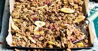 Amaranth-Nussmus-Granola für ein ballaststoffreiches Frühstück