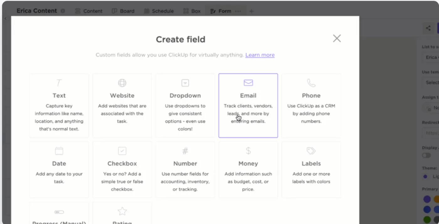 Analyse und Kategorisierung von Eingabedaten mit ClickUp Formularen und benutzerdefinierten Feldern