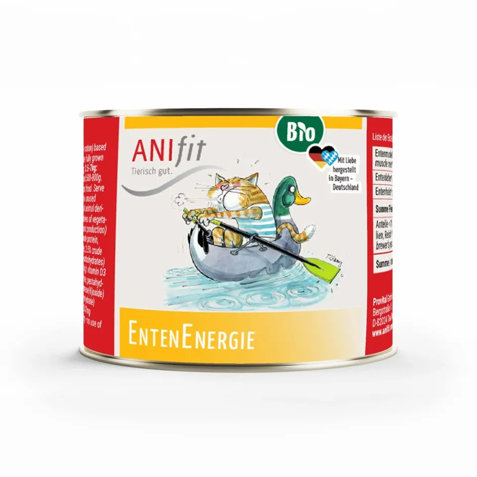 ANIfit Bio EntenEnergie – Nassfutter für Katzen in Bio-Qualität