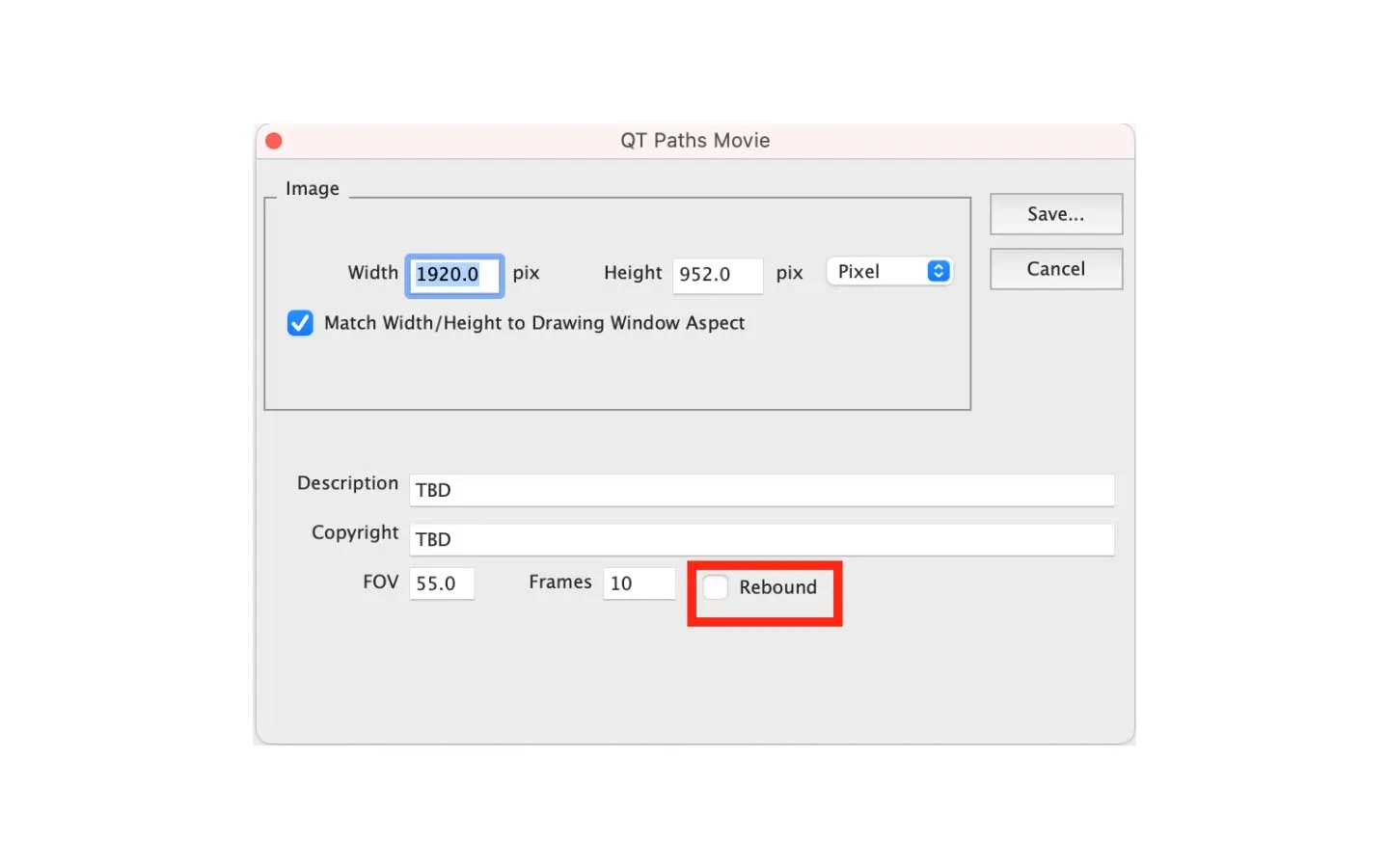 Animation Rebound für flüssige und wiederholbare Bewegungsabläufe