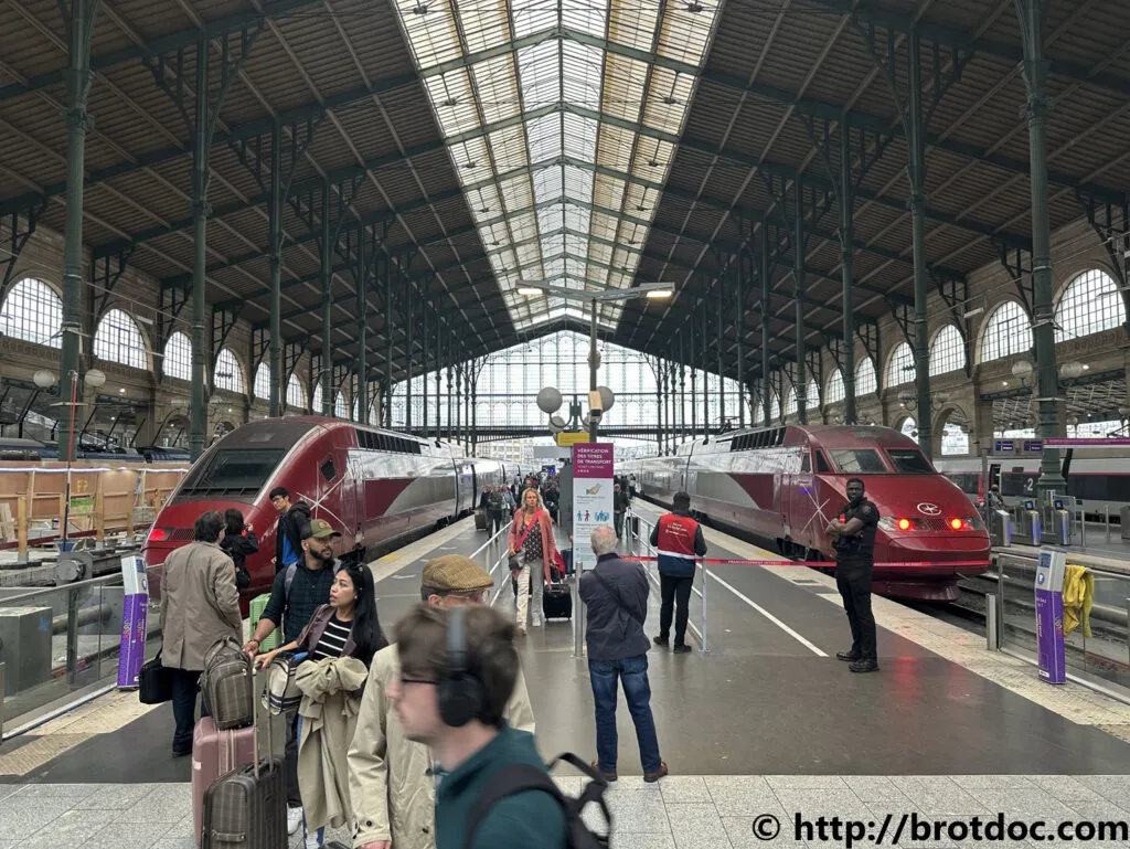 Ankunft am Gare du Nord