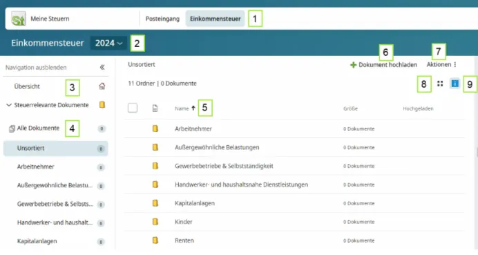 Anleitung zur Kategorisierung von Belegen in DATEV Meine Steuern