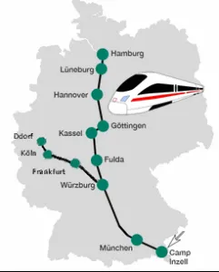Anreise mit der Bahn nach Inzell