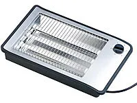 Ansicht von oben auf die große Röstfläche des Tischtoasters mit Heizelementen