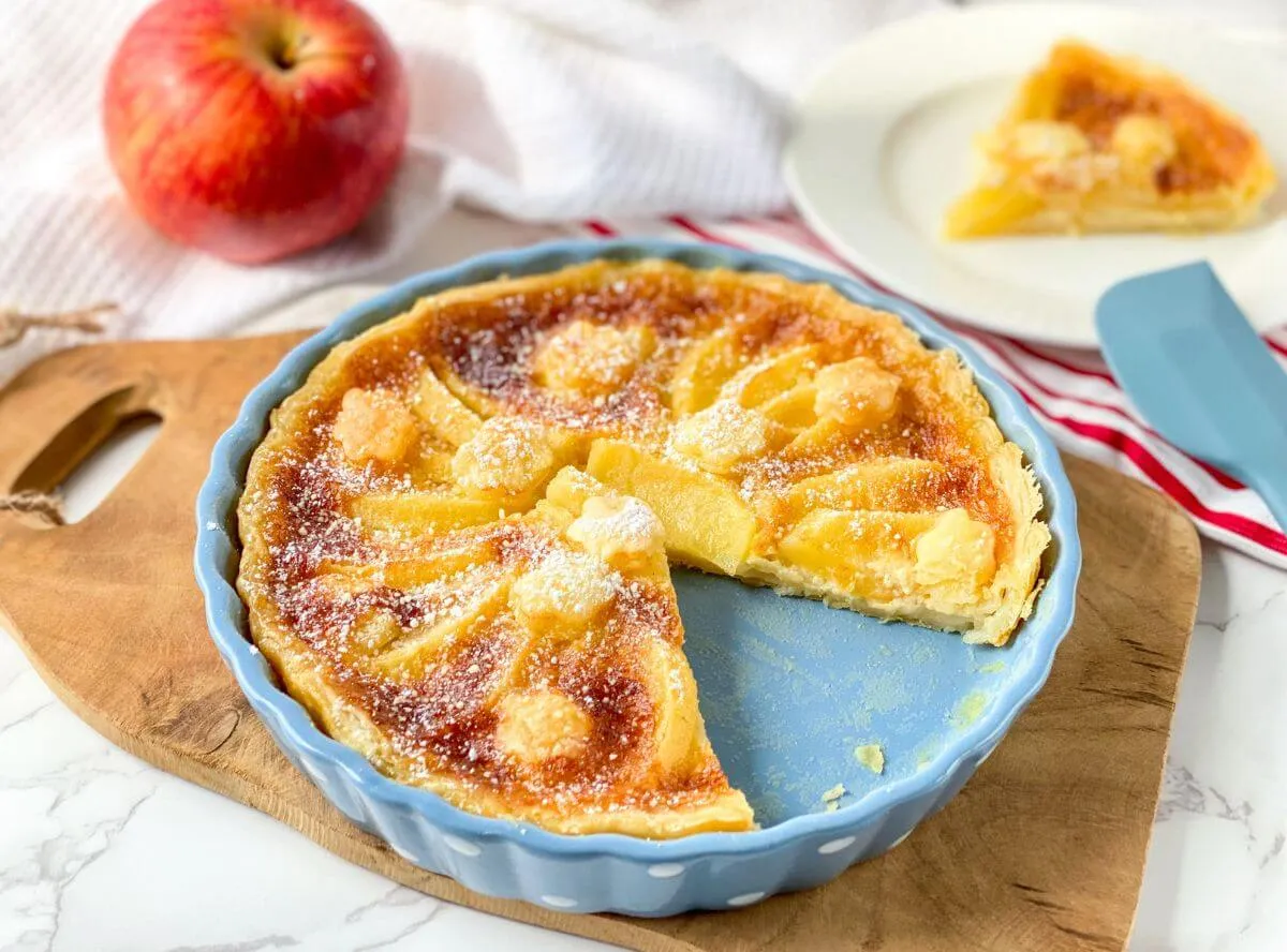 Apfeltarte mit Blätterteig – schnelles Rezept