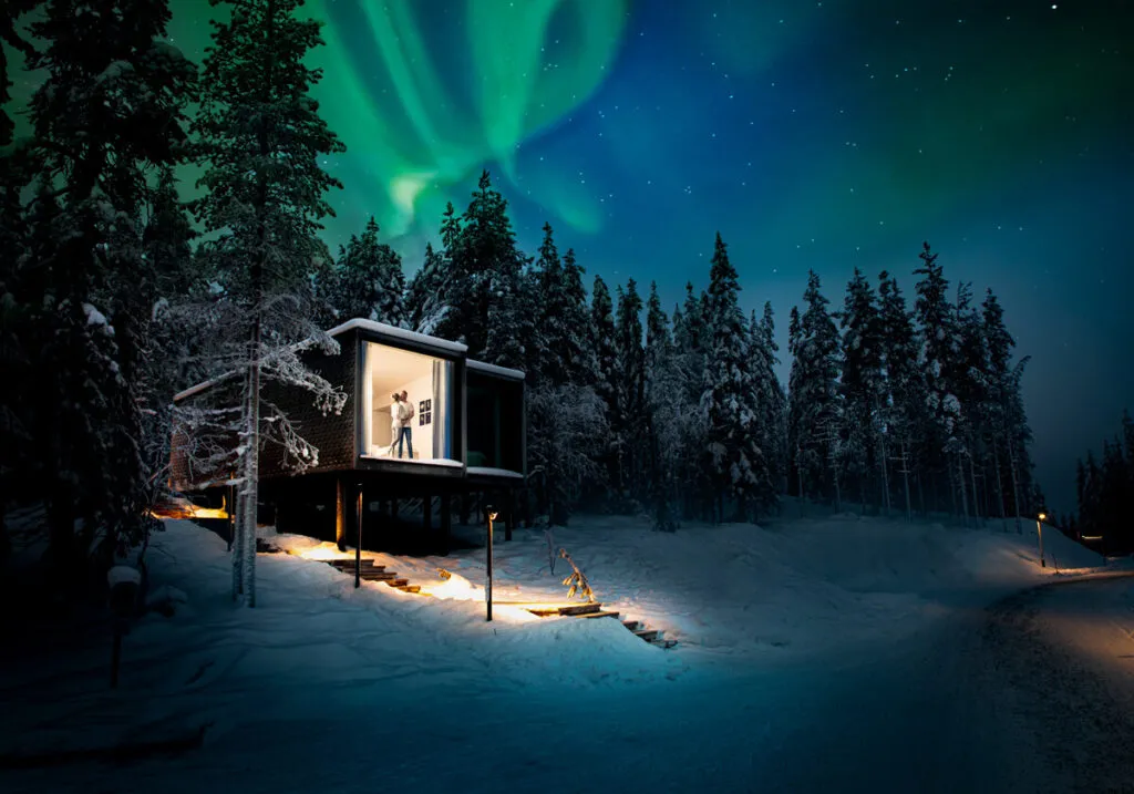 Arctic Tree Hotel Lappland