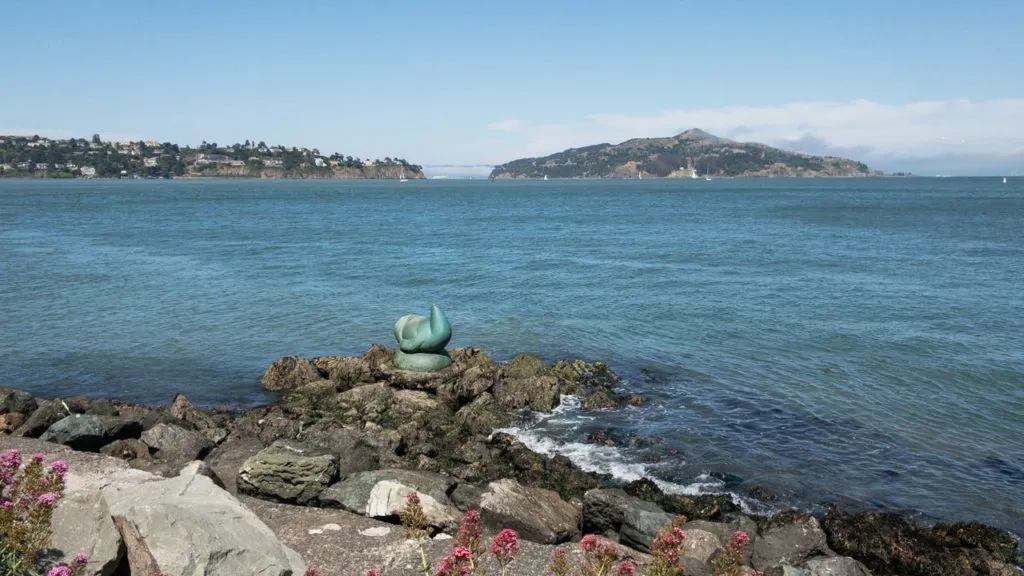Ausblick auf Angels Island.