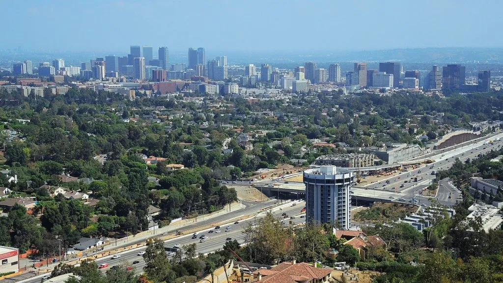 Ausblick auf Los Angeles vom Getty Center