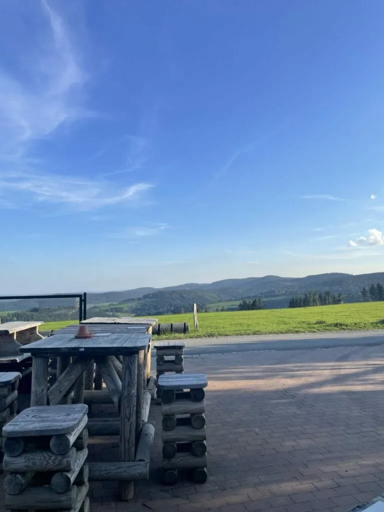 Aussichten von der Graf Stolberg Hütte bei Willingen-Usseln