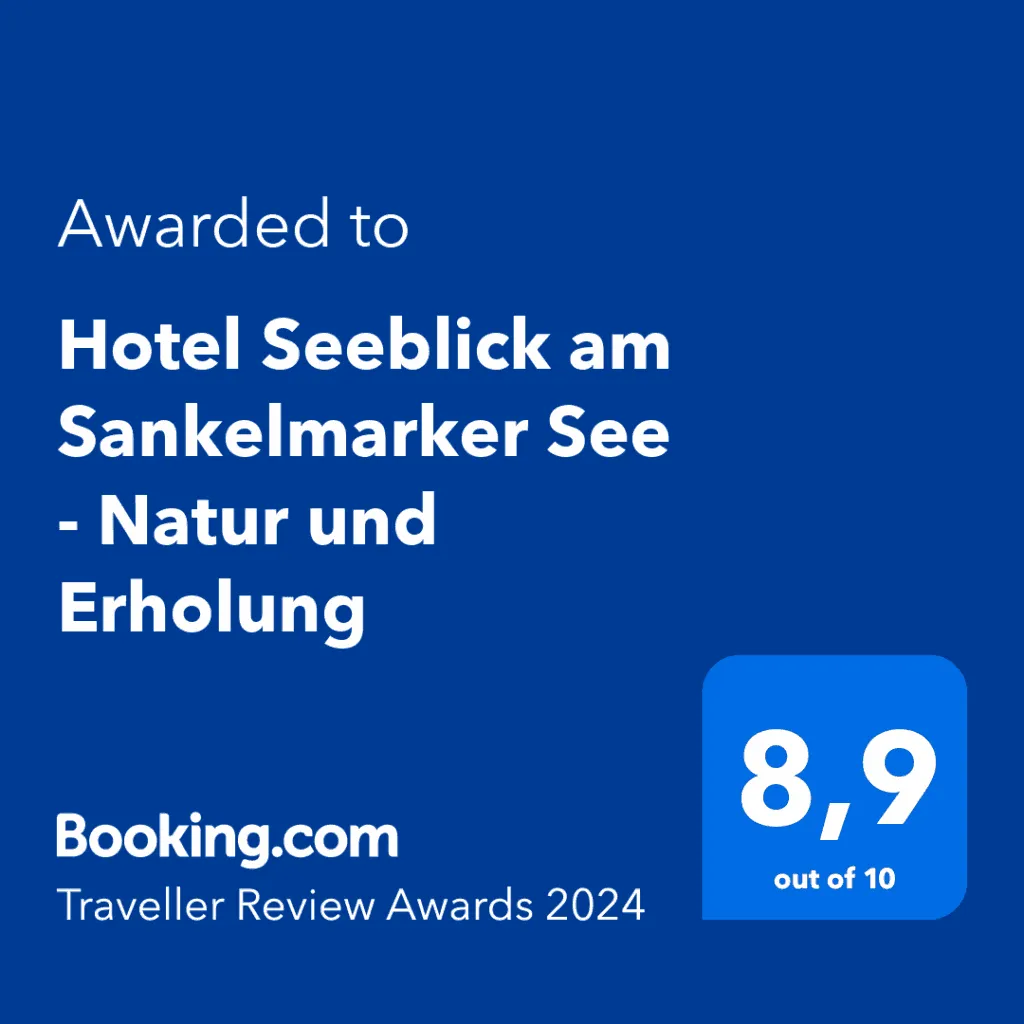 Auszeichnung für das Hotel Seeblick am Sankelmarker See: Digital Award TRA 2024