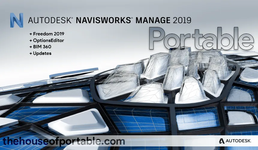 Autodesk Navisworks Manage 2019 Portable: Projektprüfungssoftware für BIM und Bauwesen