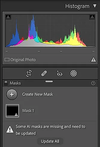 Automatische Neuberechnung von KI-Masken in Lightroom Classic