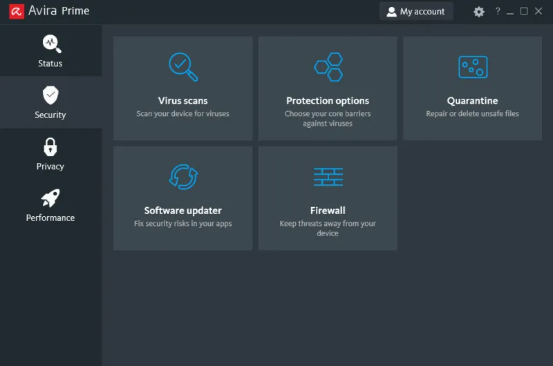 Avira Firewall-Integration mit Windows-Sicherheit