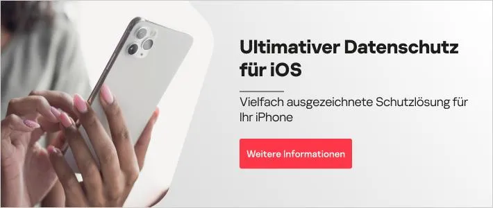 Banner mit Kaspersky Premium Angebot