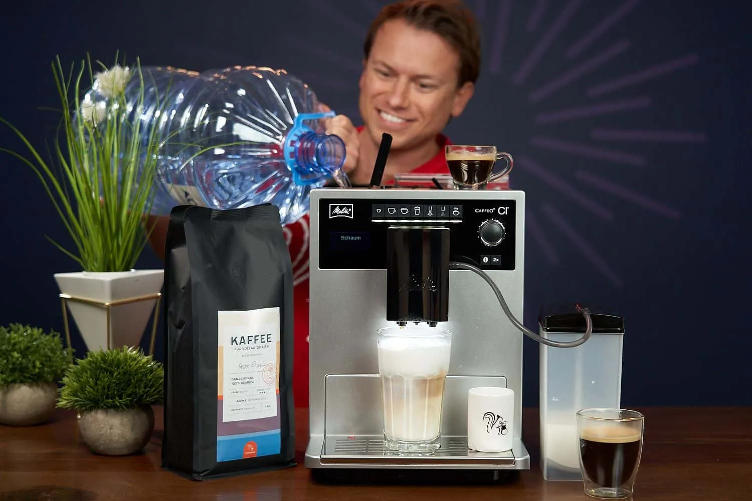 Befüllen des Melitta Caffeo CI E970-101 Wassertanks