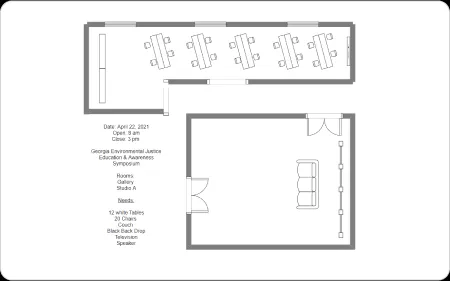 Beispiel für einen Studio-Entwurf in EdrawMax
