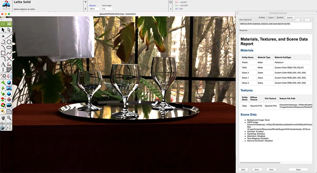 Beispieldatei für hochwertige Renderings und Visualisierungen in ViaCAD