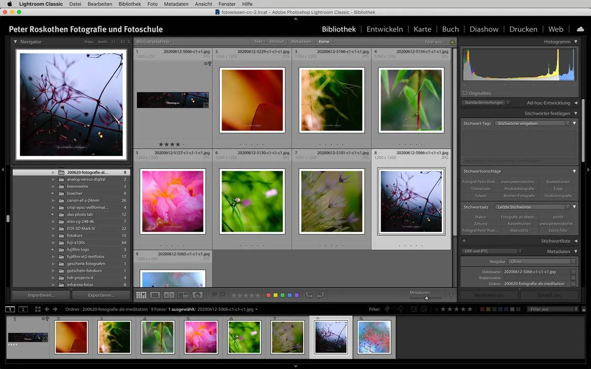 Bildbearbeitung / Fotoverwaltung Adobe Lightroom Classic
