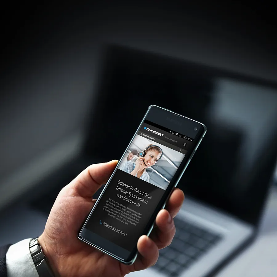 Blaupunkt Kundenservice und Support per Smartphone