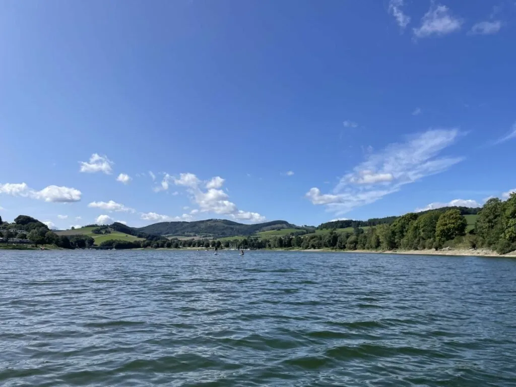 Blick auf den Diemelsee