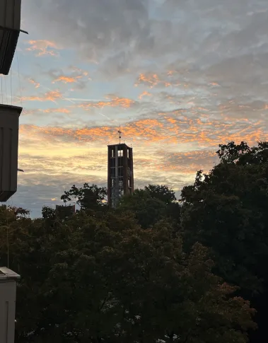 Blick auf die St. Matthäus Kirche