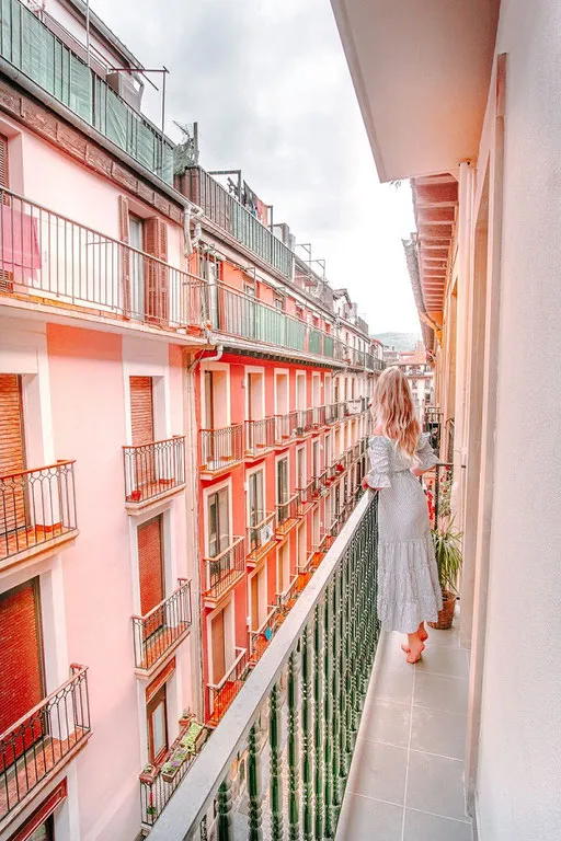 Blick auf San Sebastian und die Bucht La Concha vom Monte Urgull