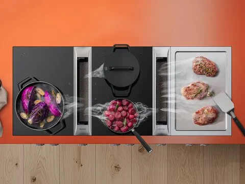 BORA Professional 3.0 Kochfeldabzugssystem in einer modernen Küche