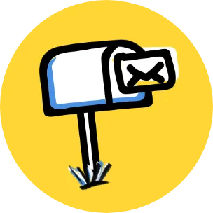 Briefkasten-Symbol für Nachsendeauftrag