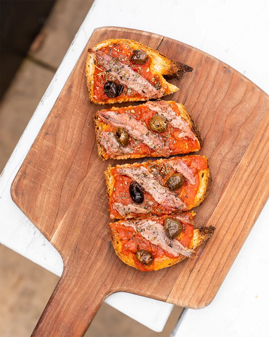 Bruschetta Ligure alla Pissalandrea