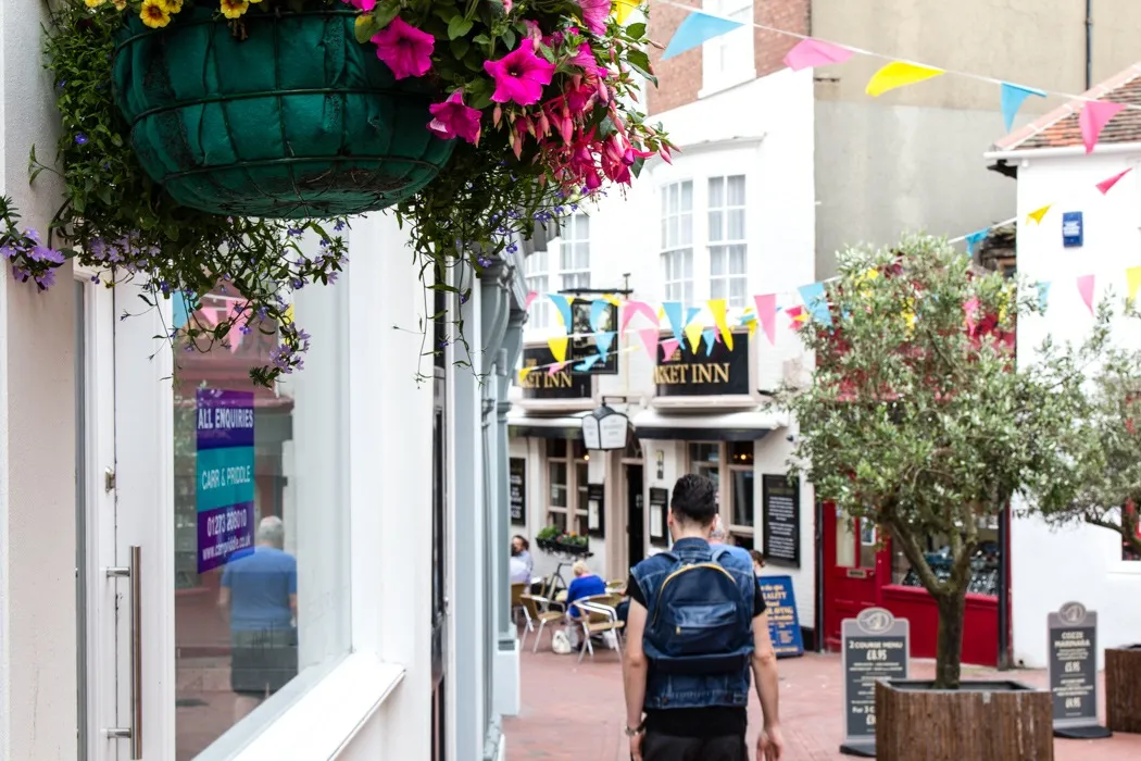 Bunte Gassen in Brighton