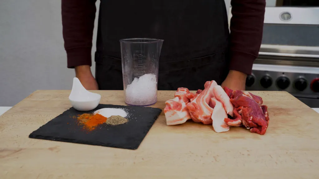 Cabanossi-alle-Zutaten