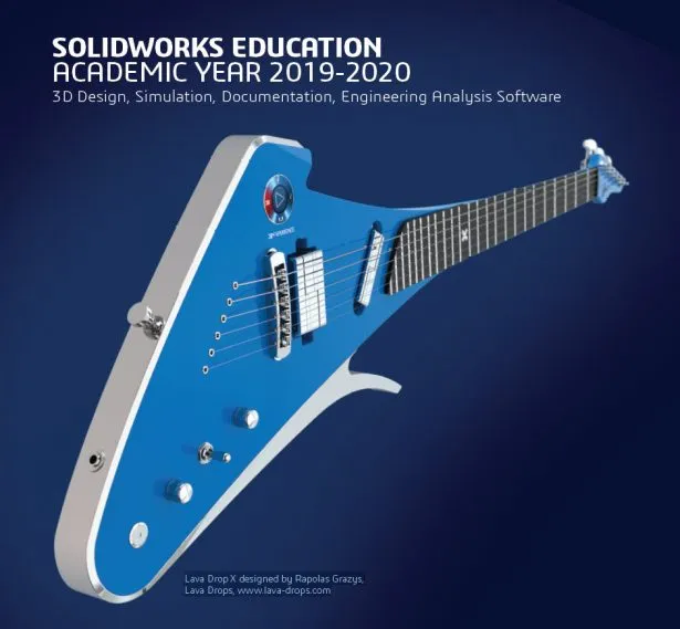 CAD-Modell eines komplexen Produkts, erstellt mit SOLIDWORKS