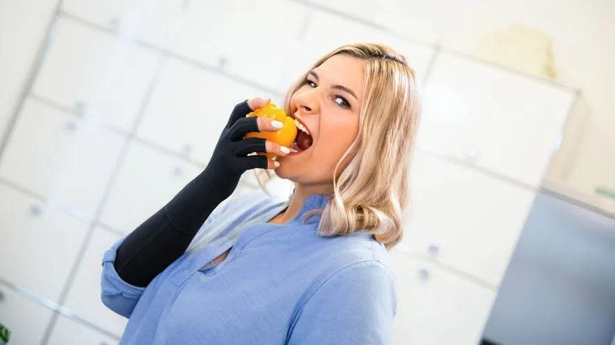 Caroline Sprott achtet aufgrund ihres Lipödems auf eine gesunde und ausgewogene Ernährung.