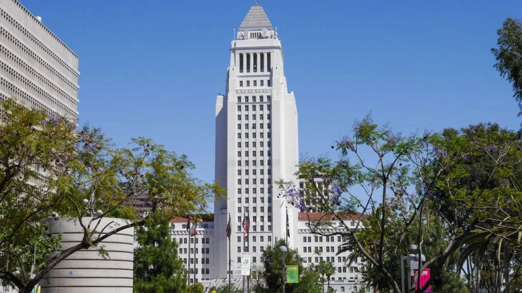 City Hall in Los Angeles Downtown