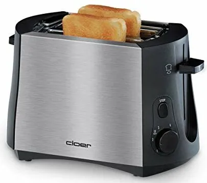 Cloer 3419 kompakter 2-Scheiben-Toaster