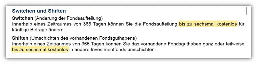 Continentale ETF Rentenversicherung Sonderzahlung 