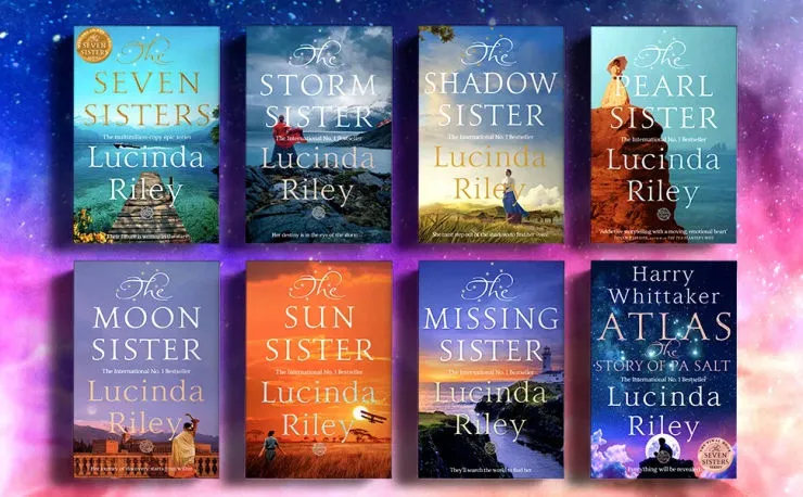 Cover der Seven Sisters Buchreihe von Lucinda Riley