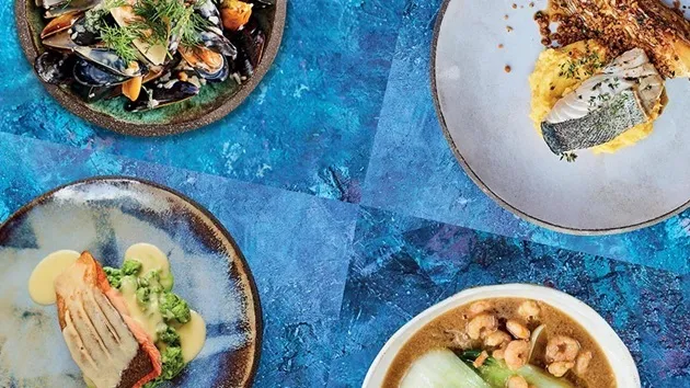 Cover eines Kochbuchs mit nachhaltigen Fischrezepten, die zum Ausprobieren von Blue Food inspirieren