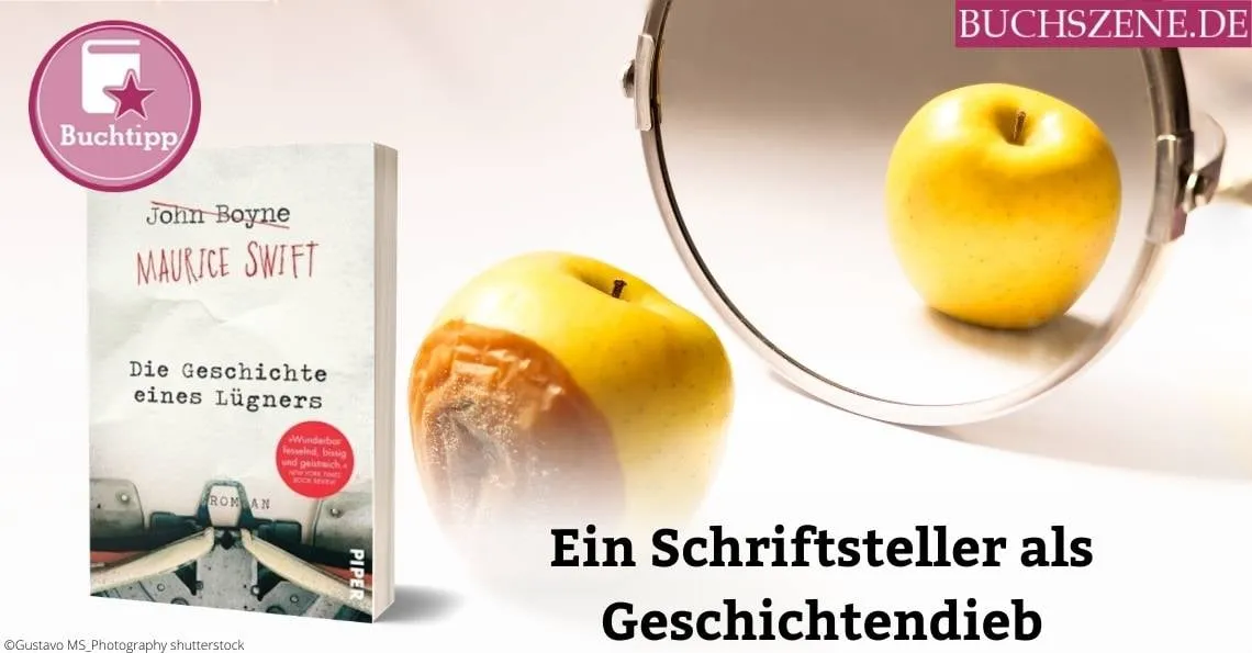 Cover von John Boynes Roman &quot;Die Geschichte eines Lügners&quot;, ein psychologisch tiefgründiges Werk über die Skrupellosigkeit eines angehenden Schriftstellers.