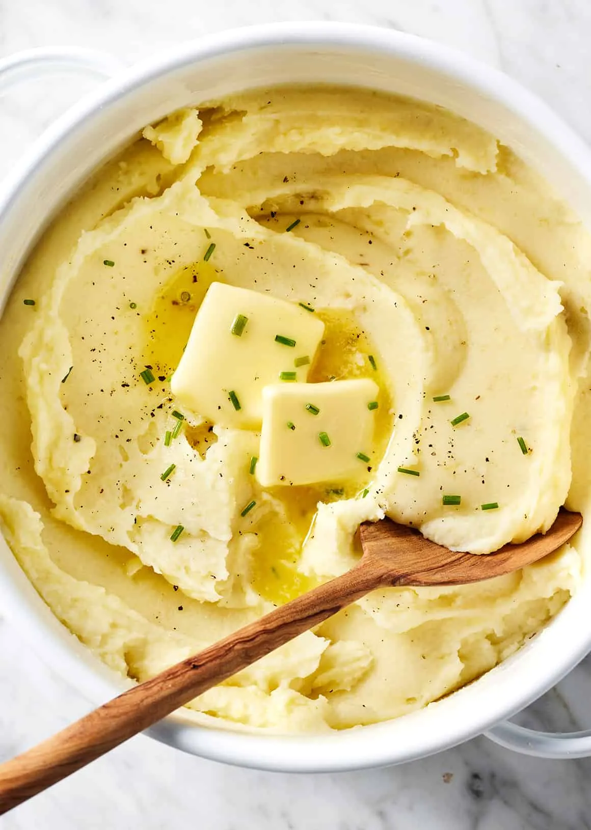 Creamy mashed potatoes