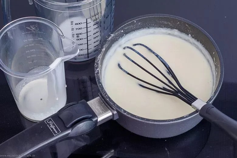Cremige Soße für den Gemüseauflauf