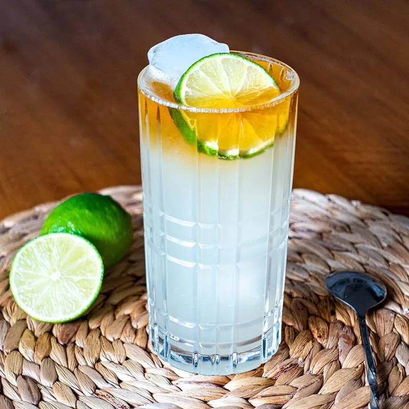 Dark and Stormy Cocktail