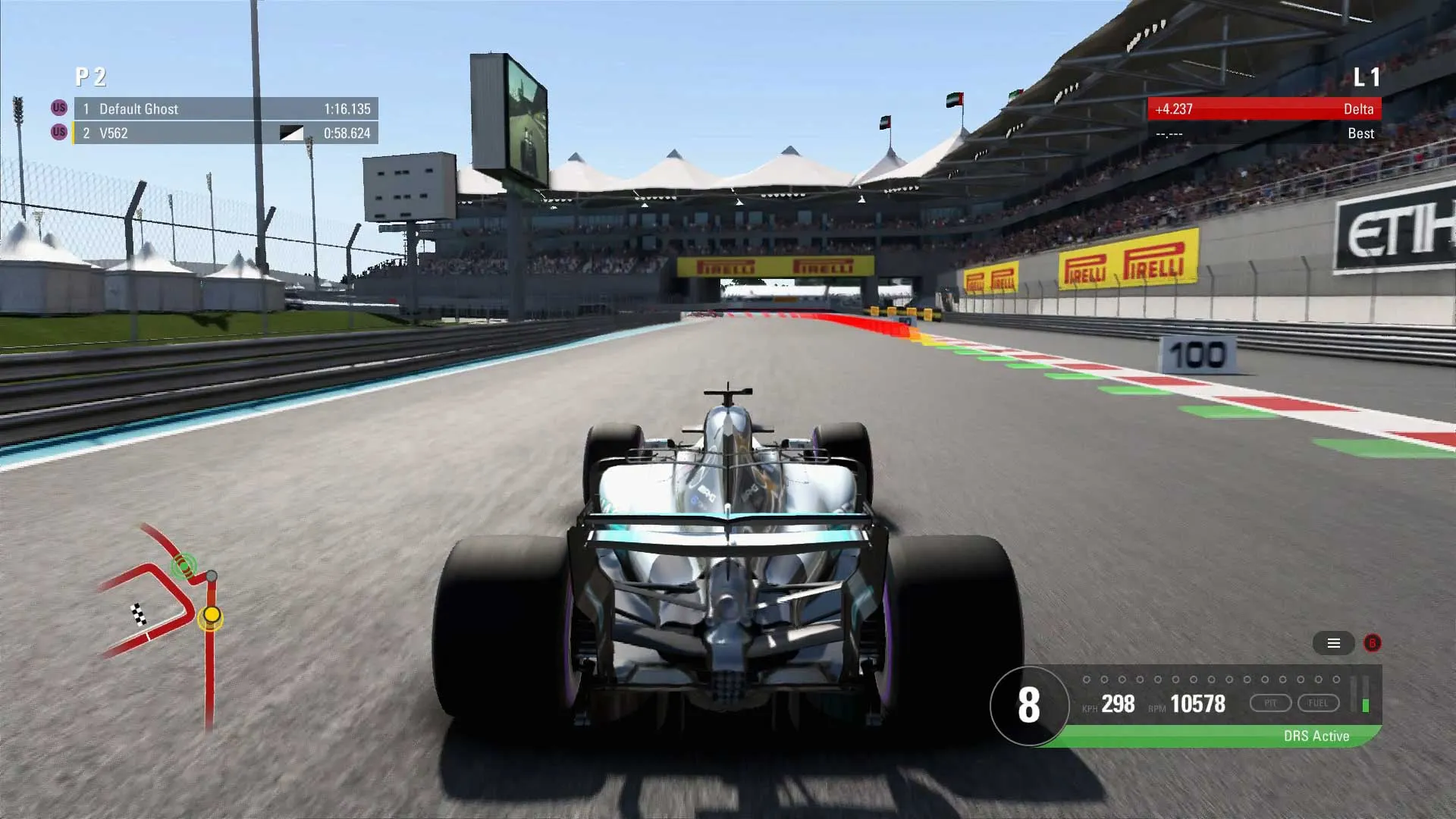 Das Cockpit eines F1-Autos