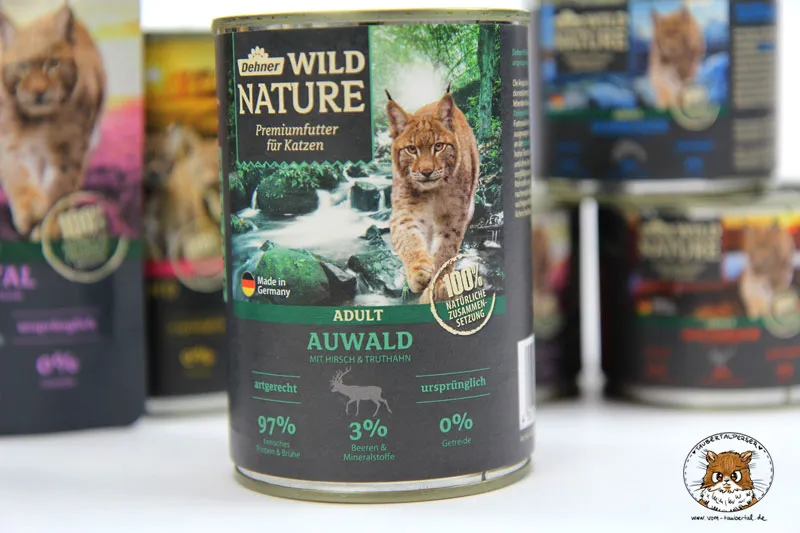 Dehner Wild Nature Auwald Nassfutter für Katzen